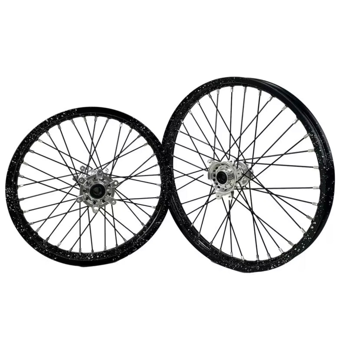 21’/18’ Ultra Bee Paint Splatter Wheel Set