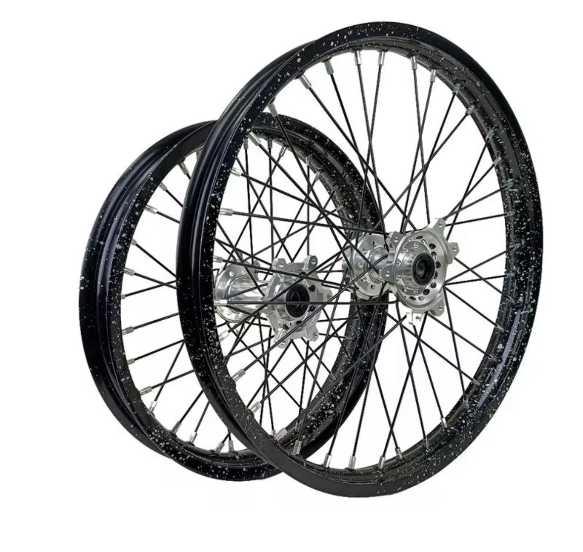 21’/18’ Ultra Bee Paint Splatter Wheel Set